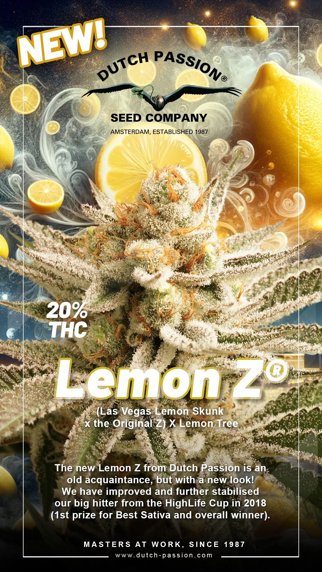 Dutch Passion Lemon Z, Feminisiert, 3 Stk