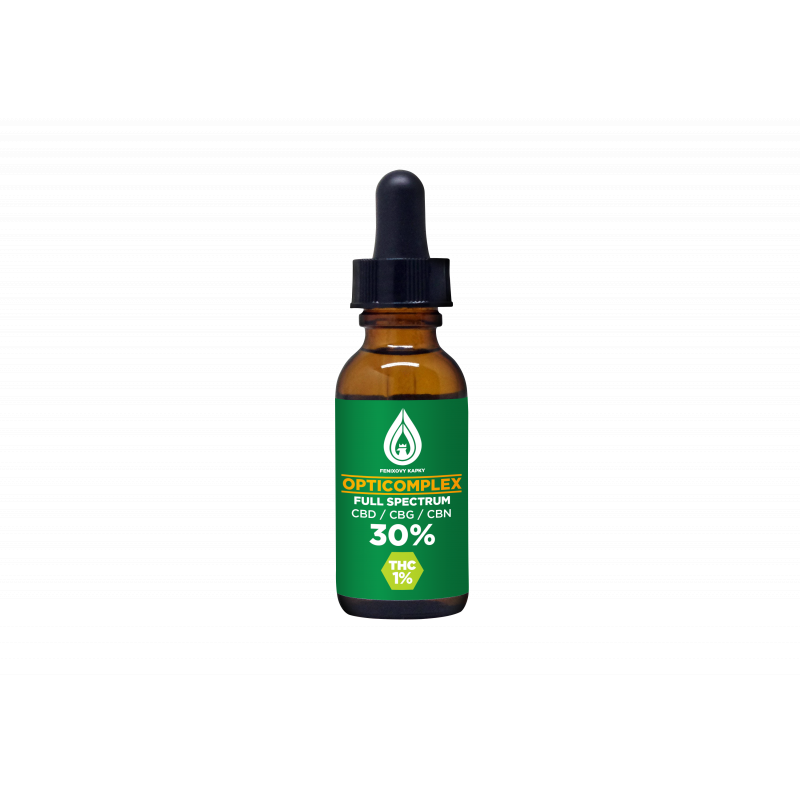 Phoenix Tropfen 30 % Opticomplex – CBD 10 % + CBG 10 % + CBN 10 % THC 1 % 10 ml