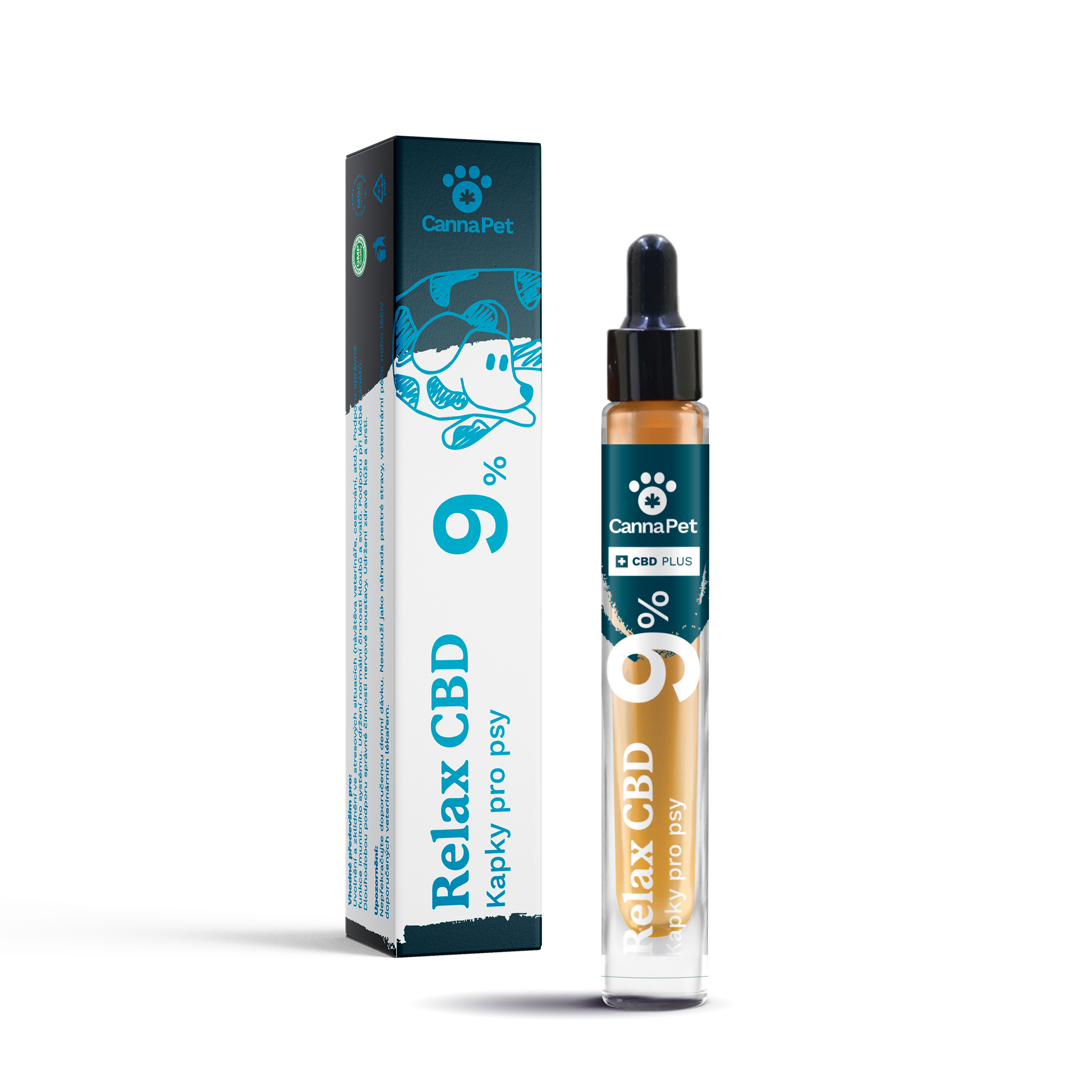Cannacare Tropfen PET CBD 9% Relax 7ml