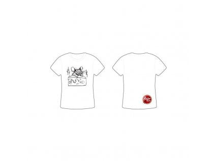 T-Shirt Fair Seeds Cheese, weiß Herren, L