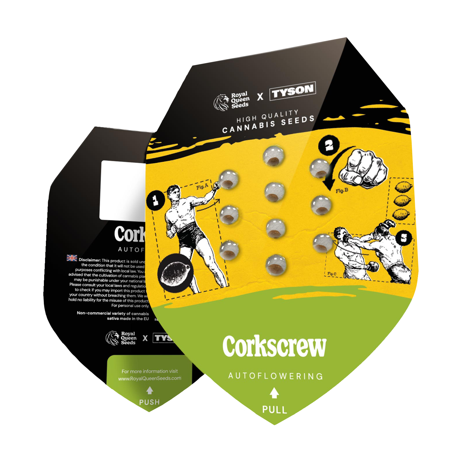 Royal Queen Seeds x Mike Tyson Corkscrew Auto 5 Stk