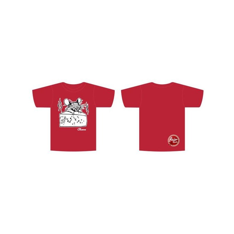 T-Shirt Fair Seeds Cheese rot Herren