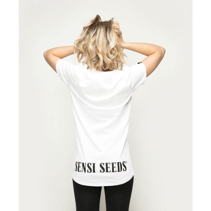 T-Shirt Sensi Seeds Urban Long Tee weiß