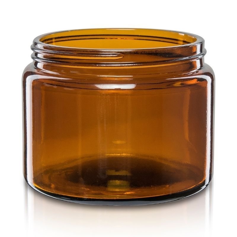Glasdose Braunglas 500ml